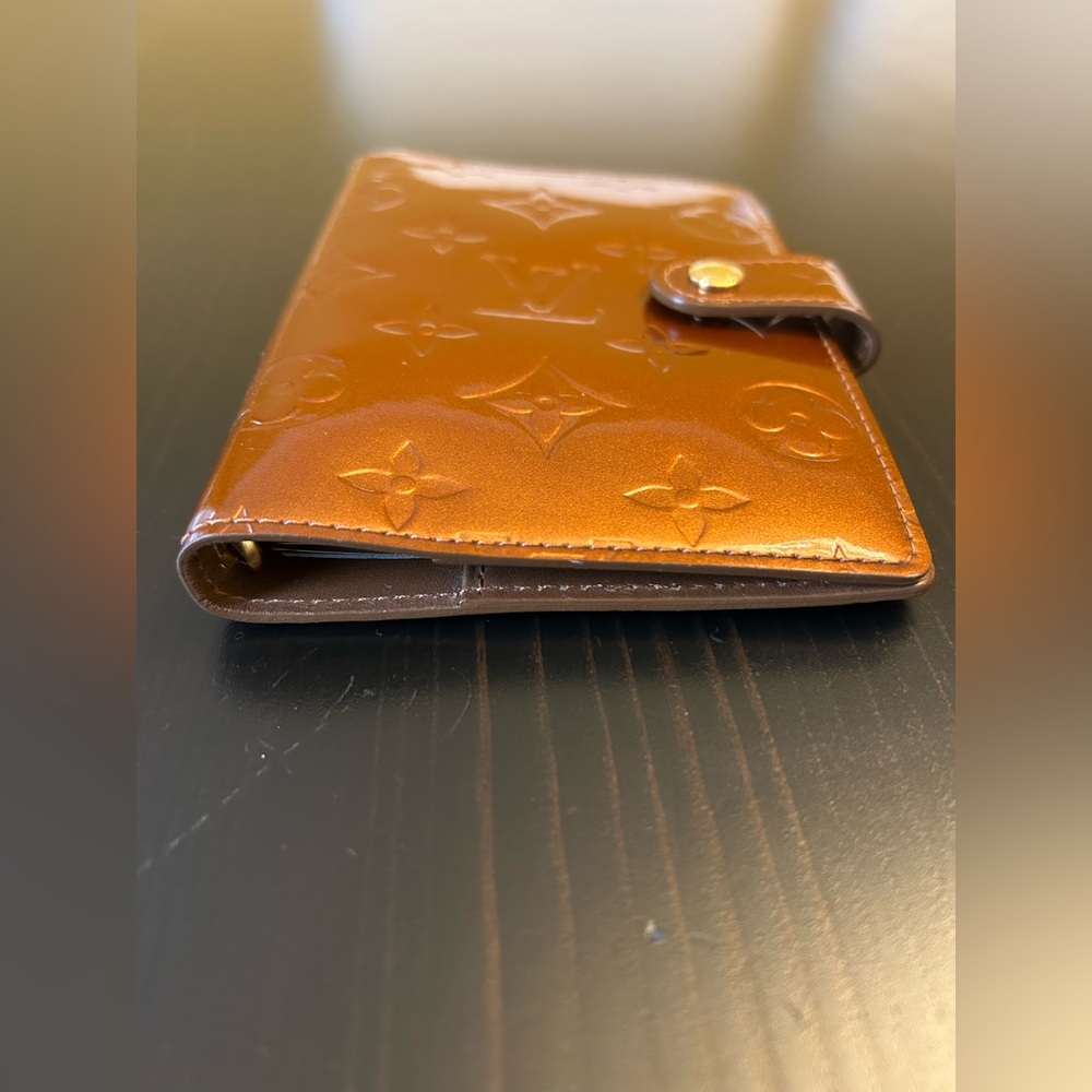 Louis Vuitton Vernis BRONZE agenda pm EUC with COA - Picture 12 of 14